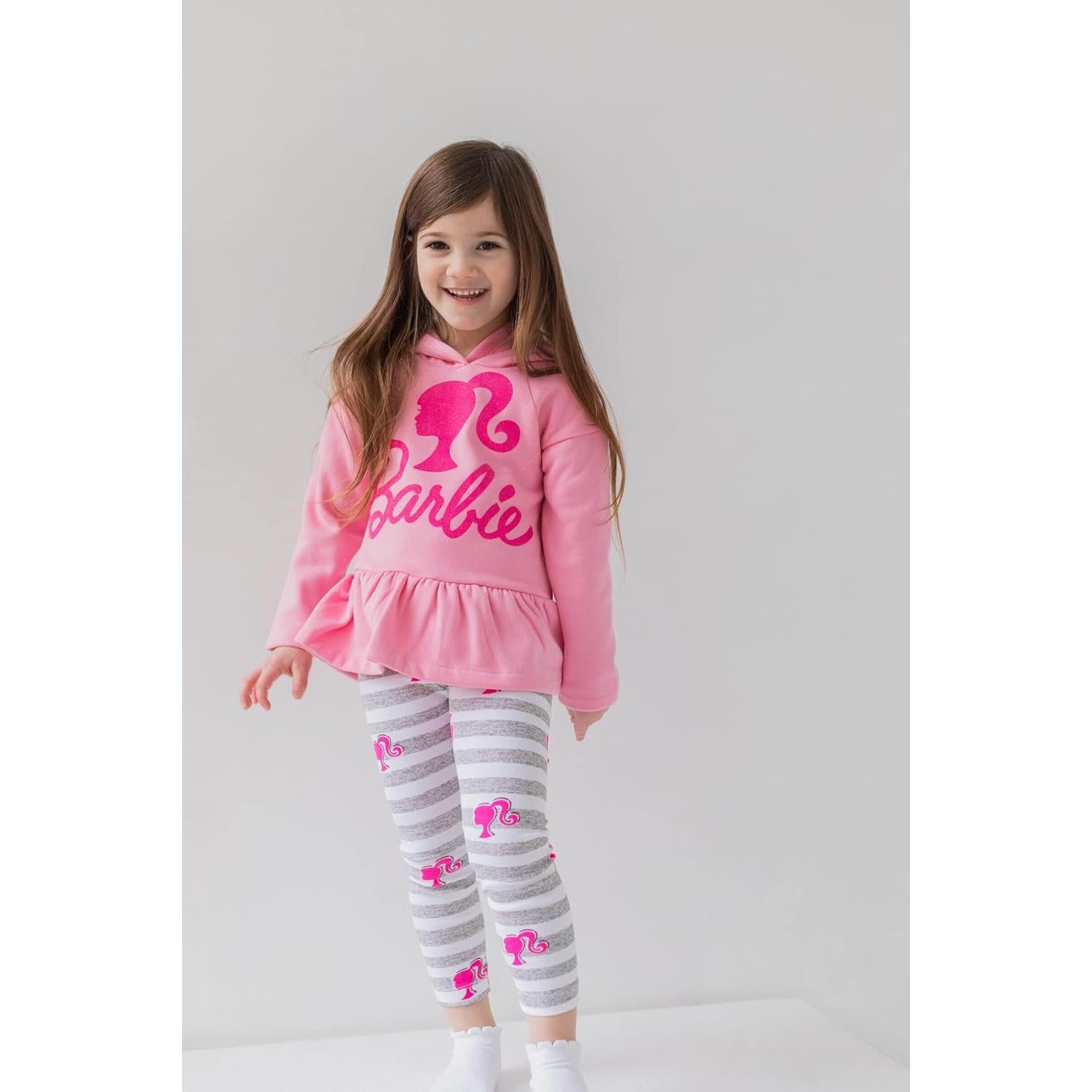 Conjunto sudadera y leggings Barbie para niñas 7-8 años