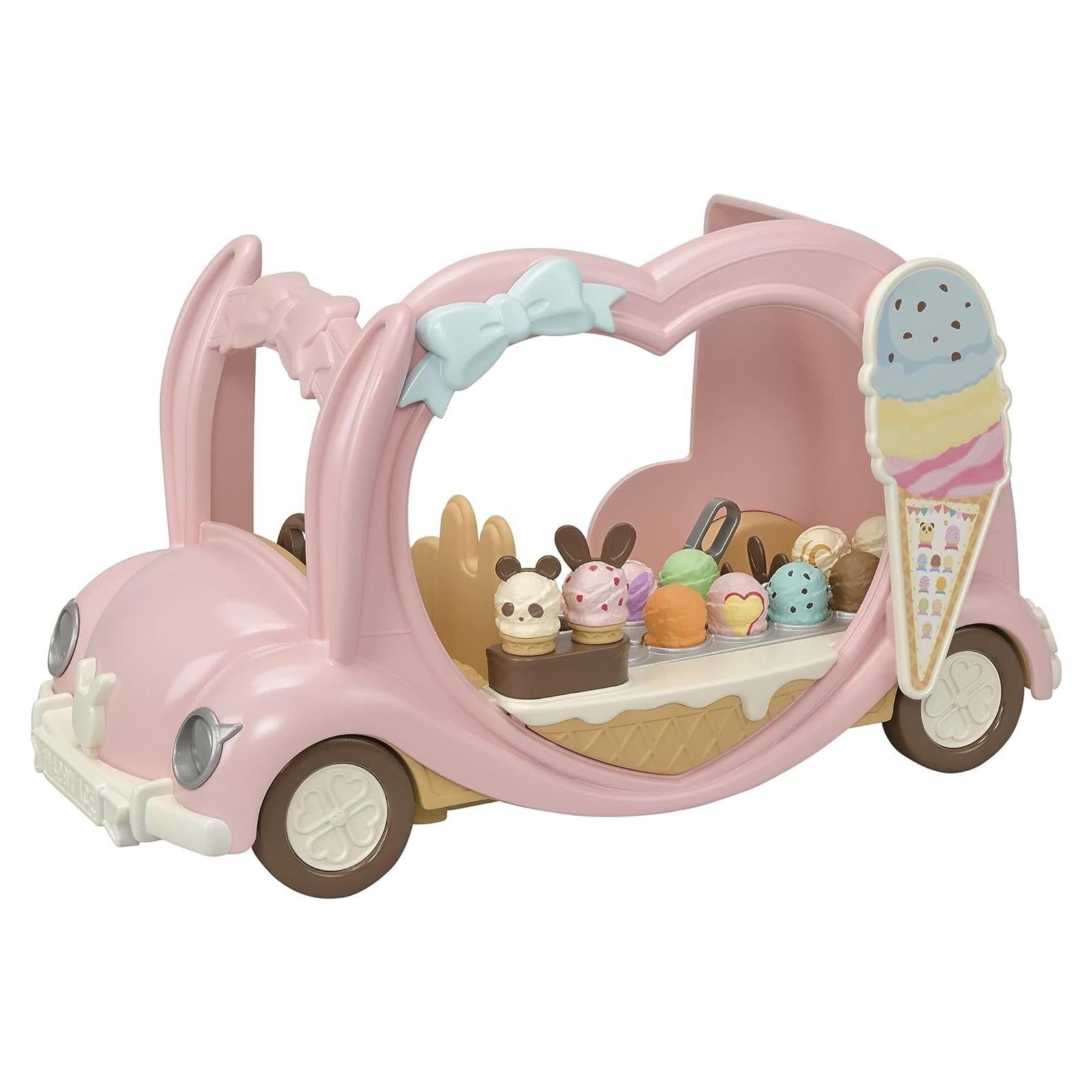 Camión de Helados Sylvanian 5651 con Accesorios y Banco