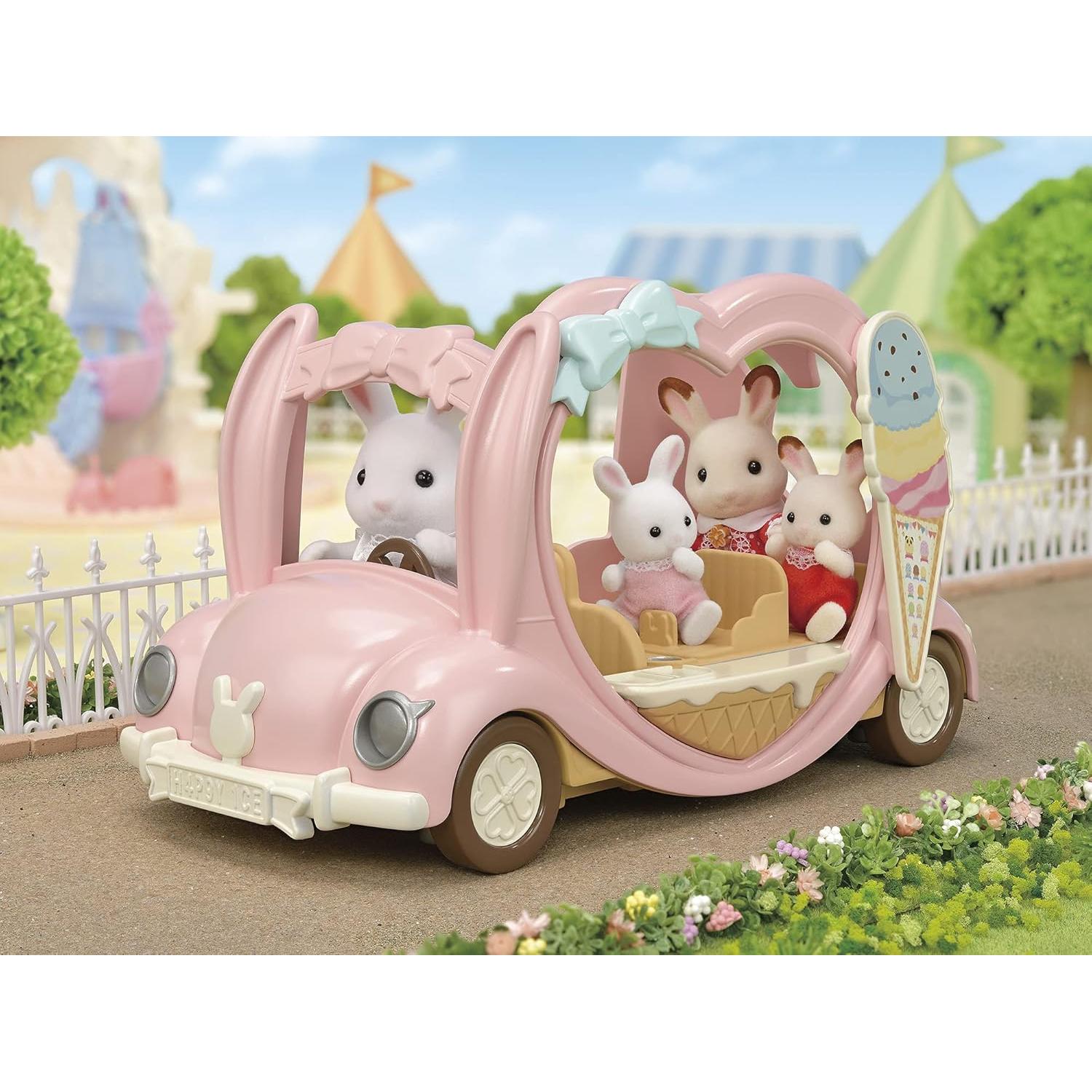 Camión de Helados Sylvanian 5651 con Accesorios y Banco