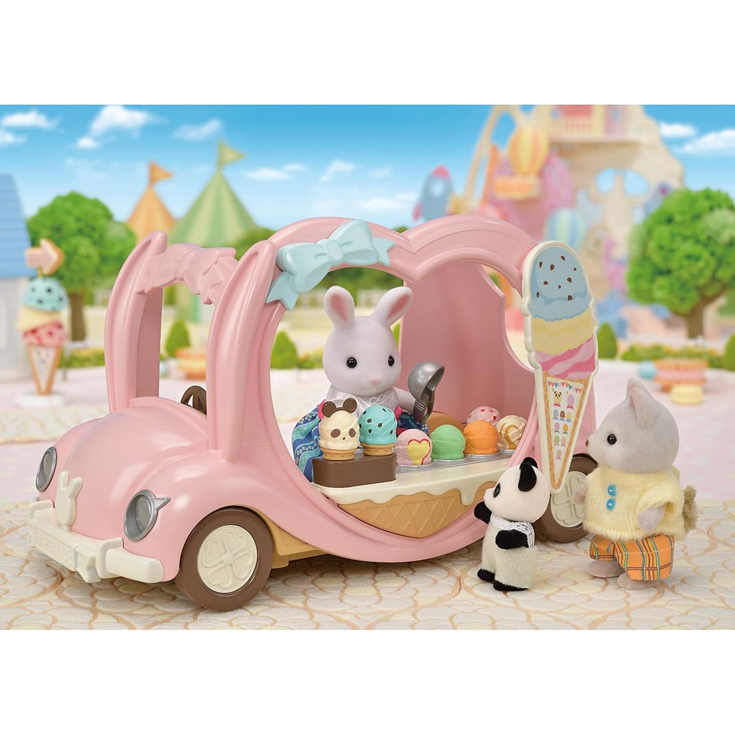 Camión de Helados Sylvanian 5651 con Accesorios y Banco