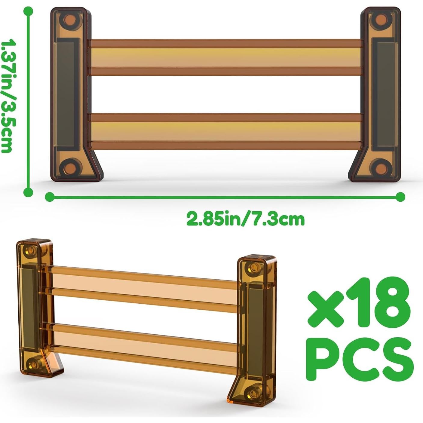 Azulejos Magnéticos de Cercas Oriate - 18 Piezas para Niños