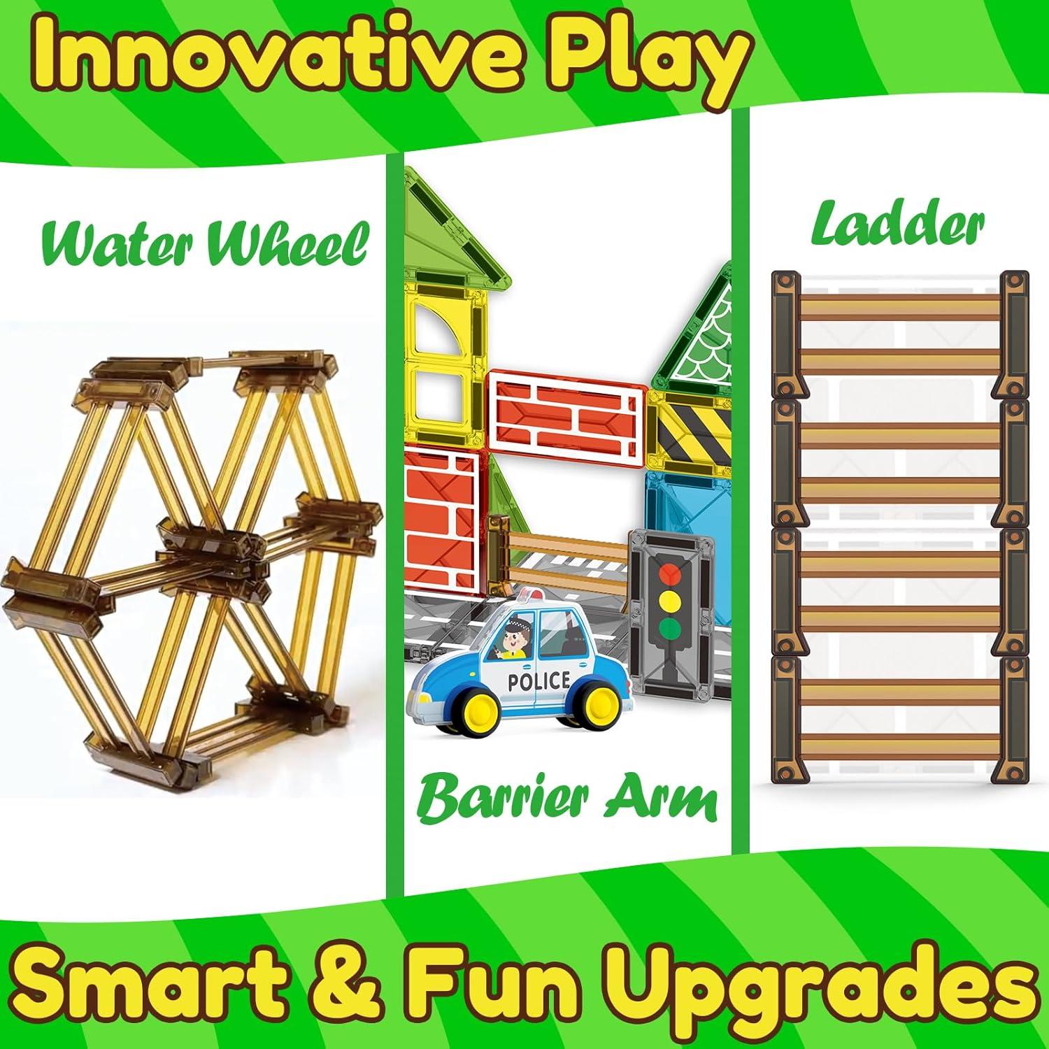 Azulejos Magnéticos de Cercas Oriate - 18 Piezas para Niños