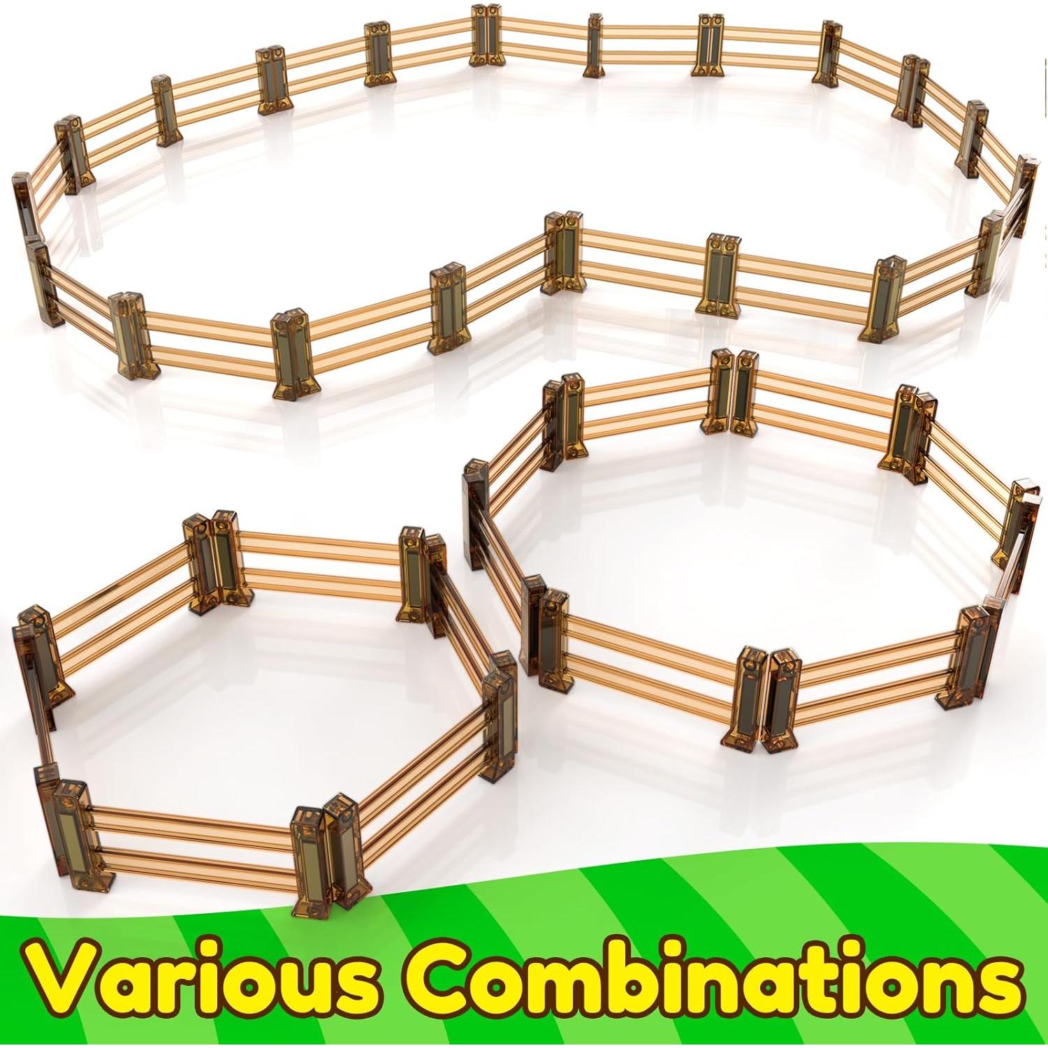 Azulejos Magnéticos de Cercas Oriate - 18 Piezas para Niños