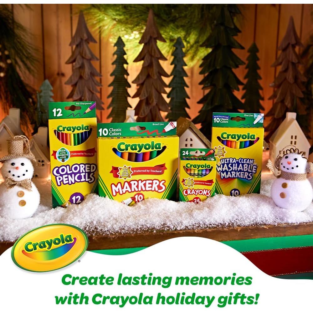 Conjunto de 120 Marcadores Lavables Crayola Super Tips y Aromas