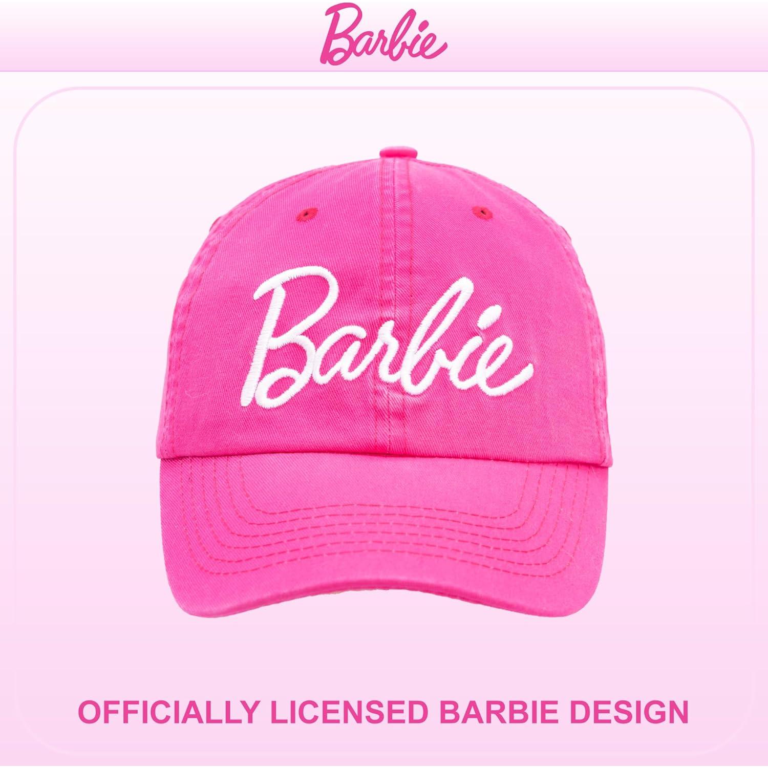 Sombrero de Lana Barbie Rosa para Niñas Talla Única