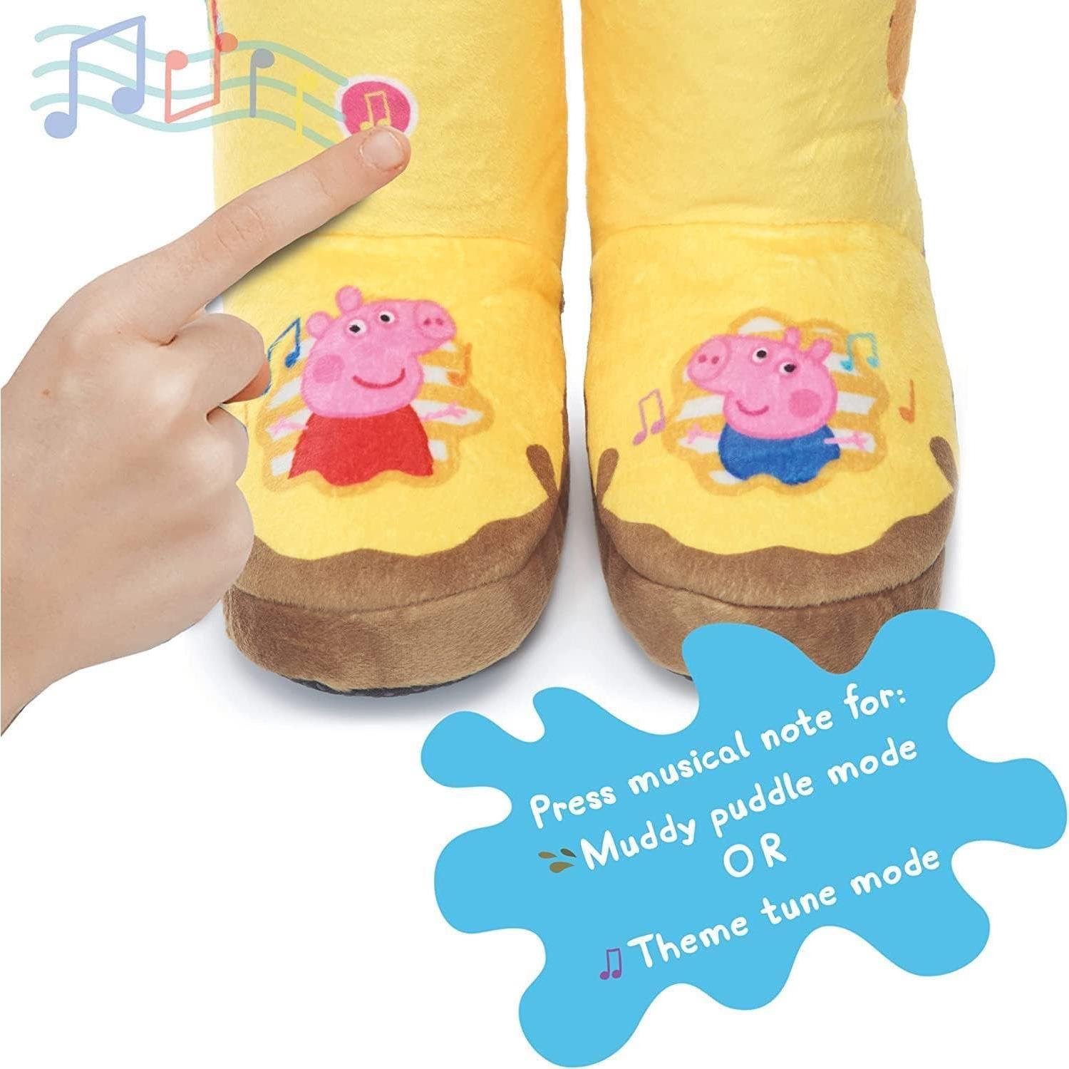 Botas de charcos Peppa Pig amarillas interactivas con sonido