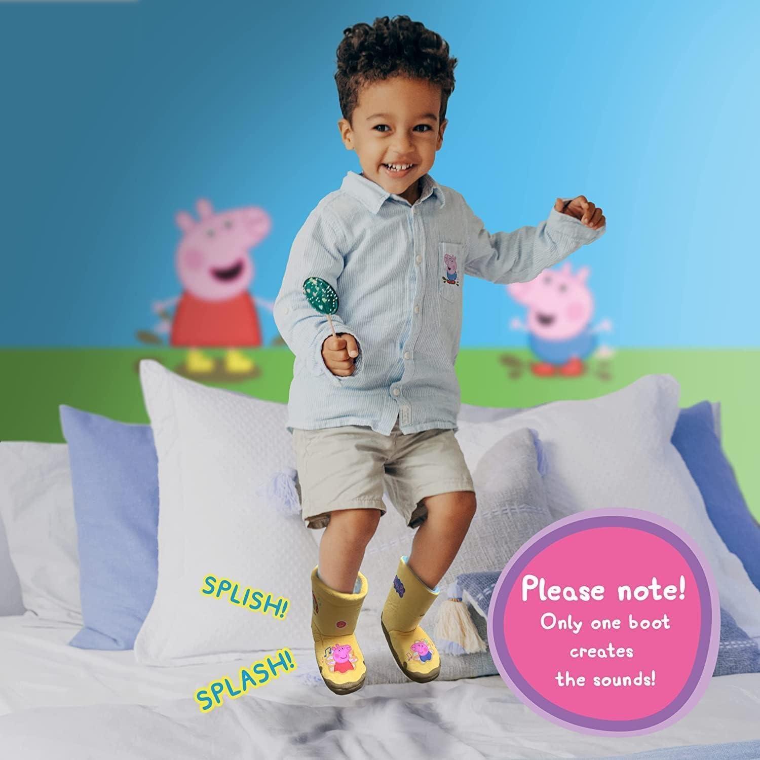 Botas de charcos Peppa Pig amarillas interactivas con sonido