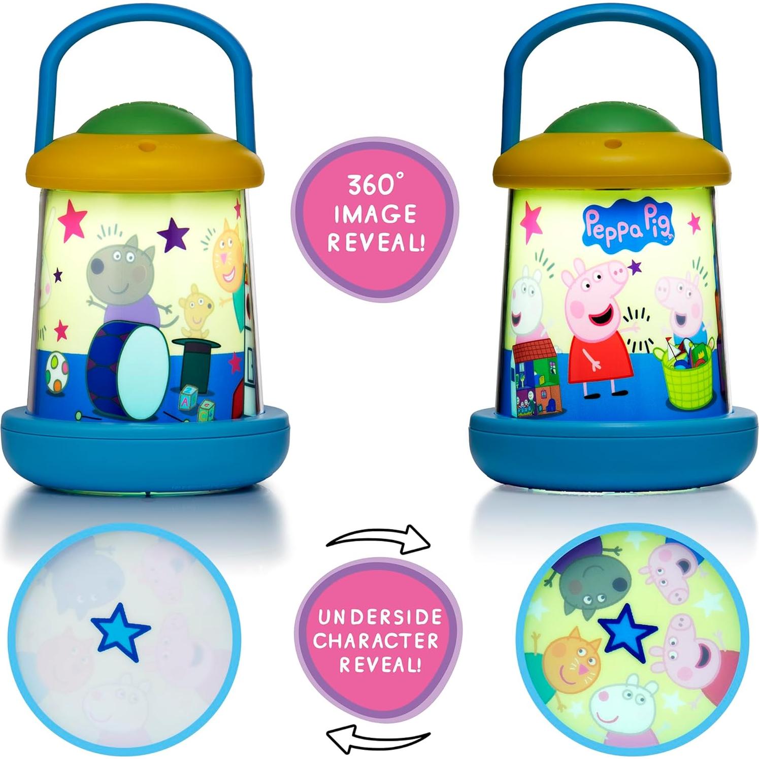 Linterna Reveladora de Luz Peppa Pig 16cm con Apagado Automático