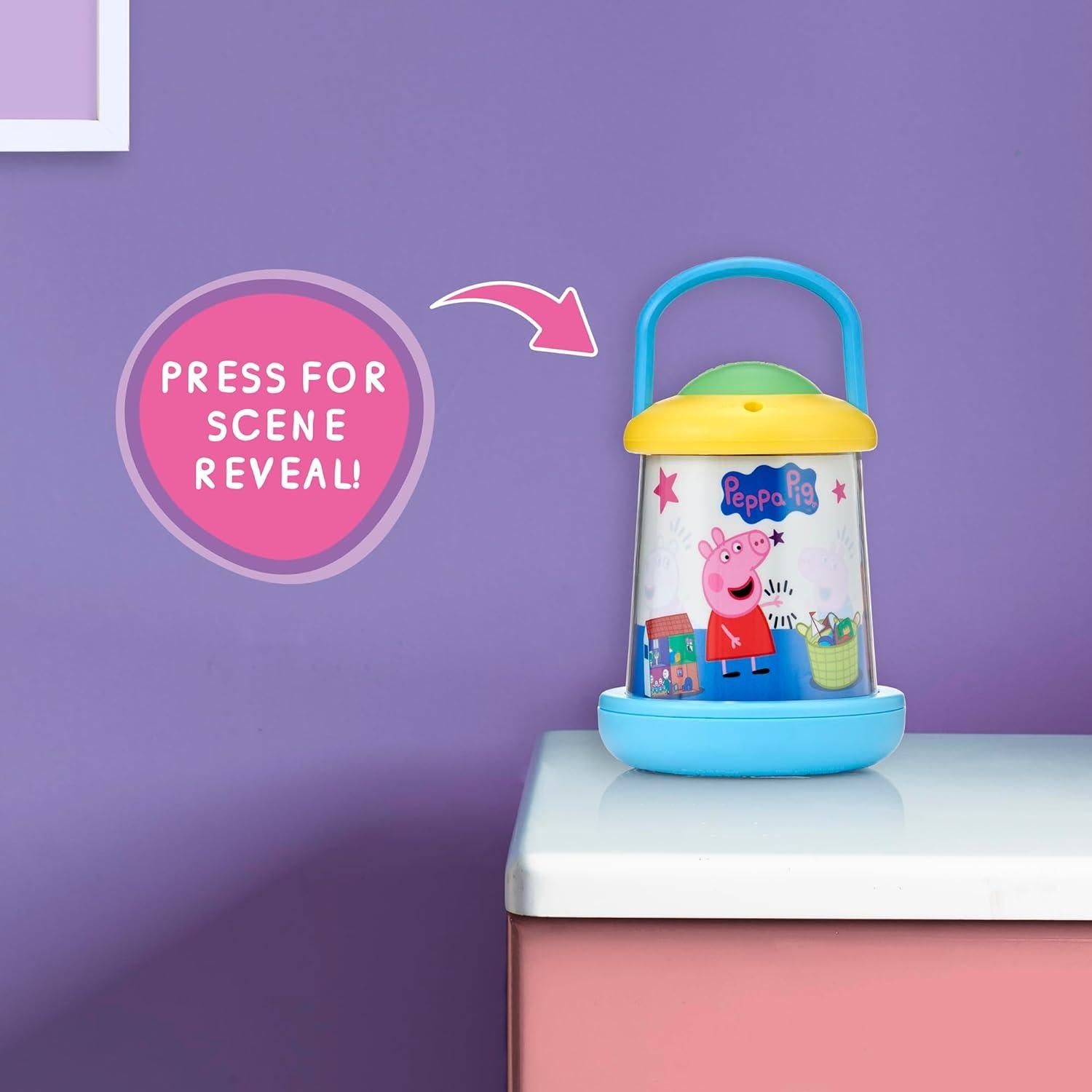 Linterna Reveladora de Luz Peppa Pig 16cm con Apagado Automático