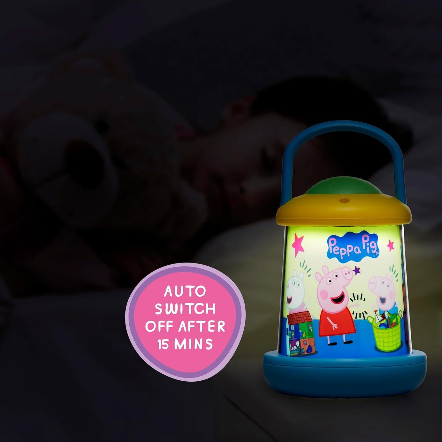 Linterna Reveladora de Luz Peppa Pig 16cm con Apagado Automático