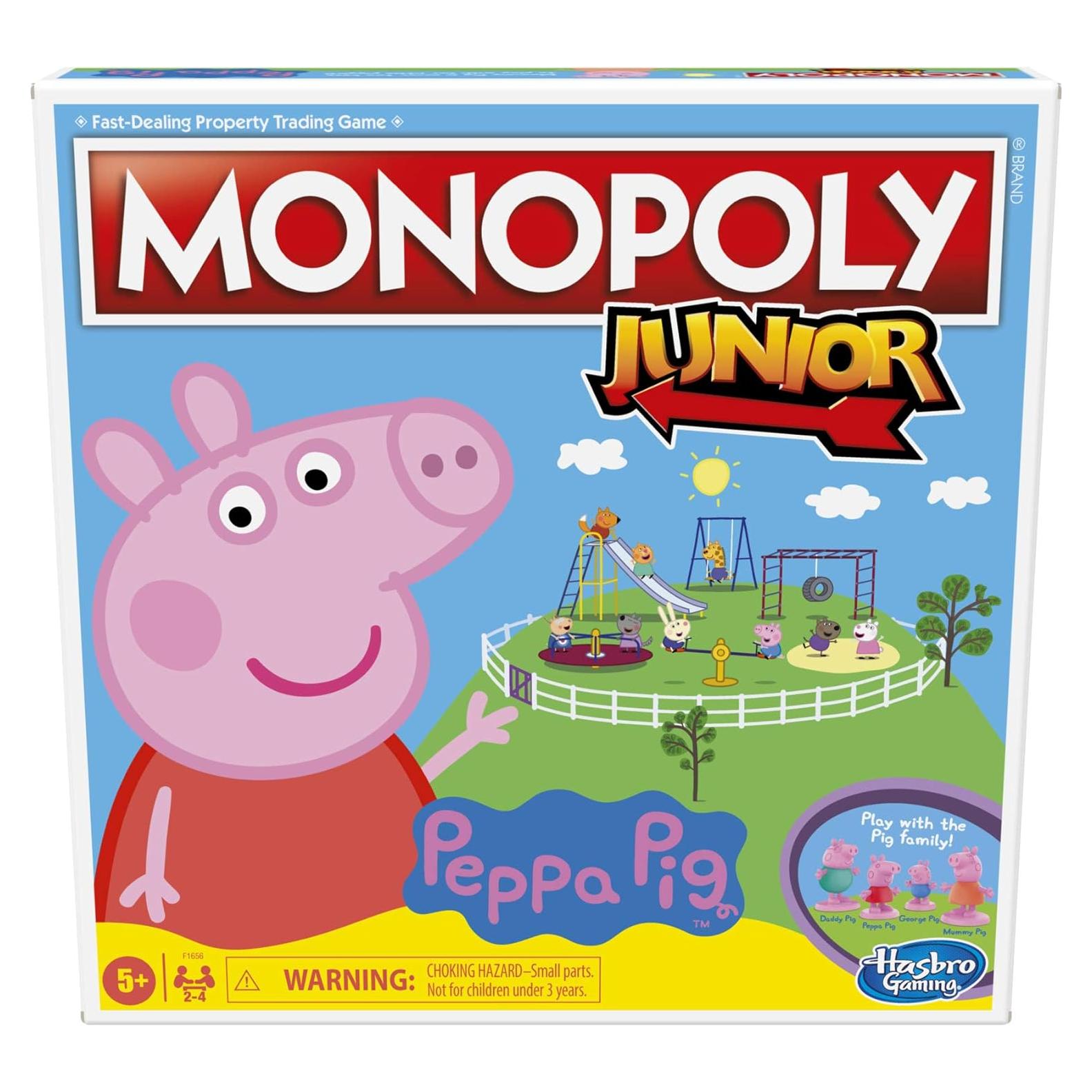 Monopoly Junior Peppa Pig Hasbro - Juego de Mesa para Niños 5+