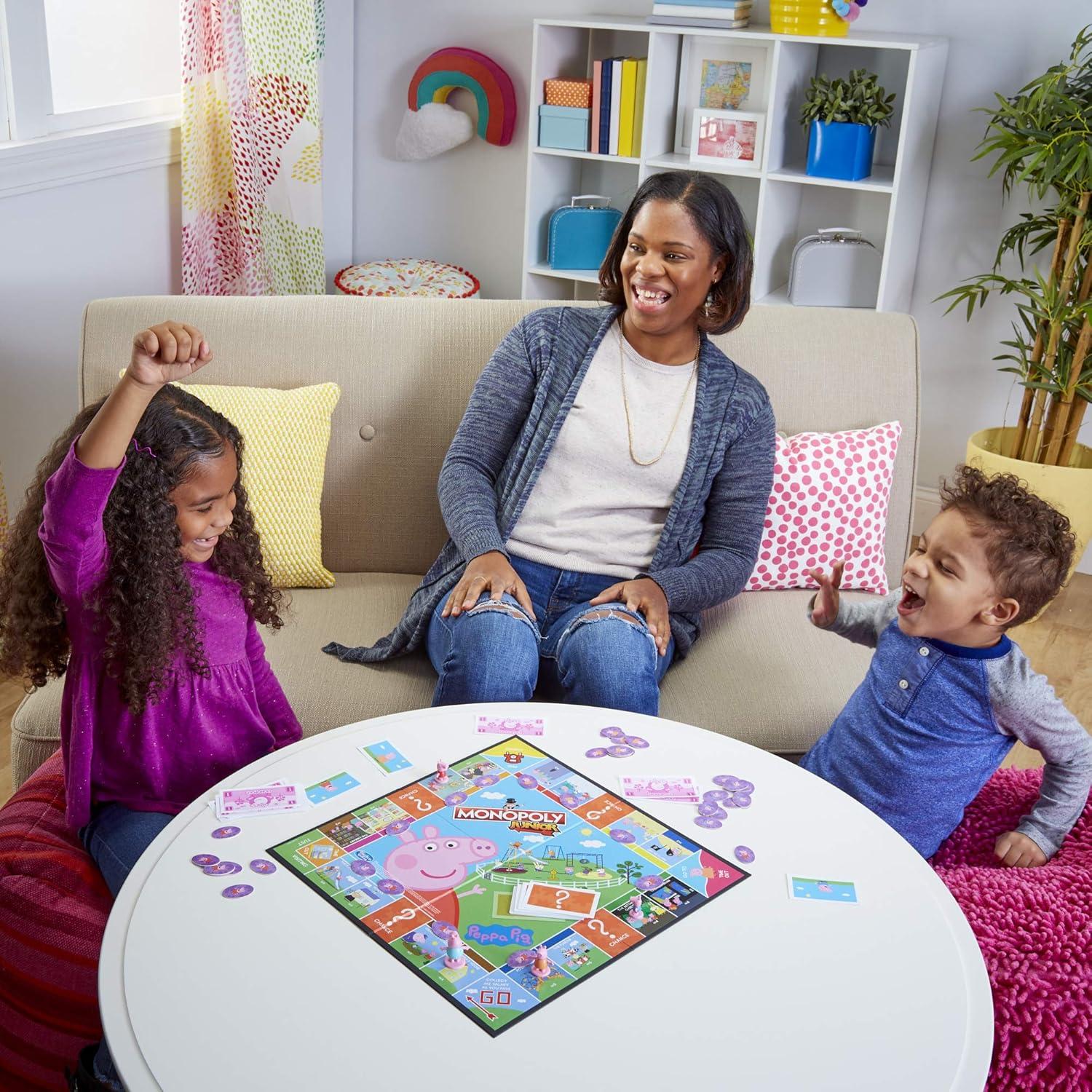 Monopoly Junior Peppa Pig Hasbro - Juego de Mesa para Niños 5+