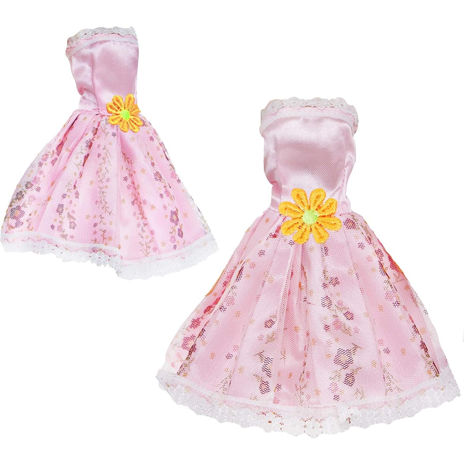 BJDBUS 6 Vestidos Mini para Muñeca 29.21 cm Estilos Variados