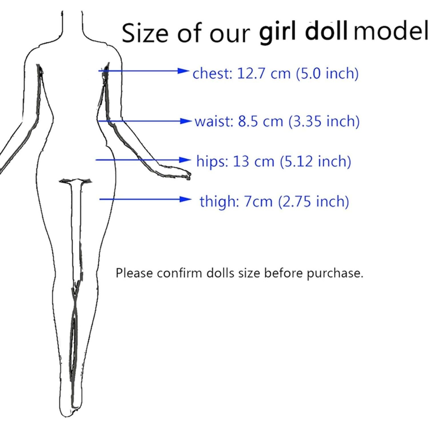 BJDBUS 6 Vestidos Mini para Muñeca 29.21 cm Estilos Variados