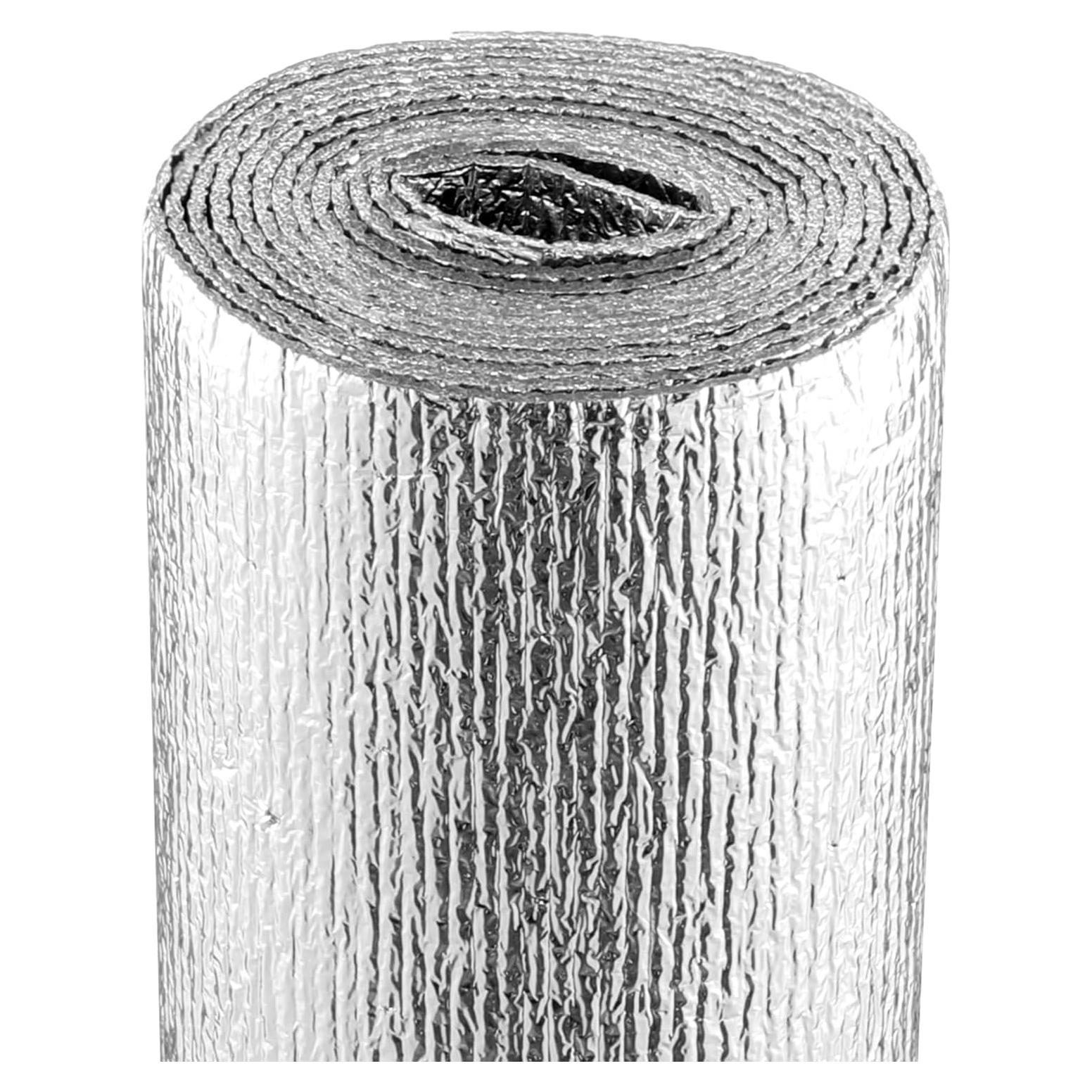 Rollo Aislamiento Reflectante Doble VEVOR 122 cm x 3 m 3.2 mm