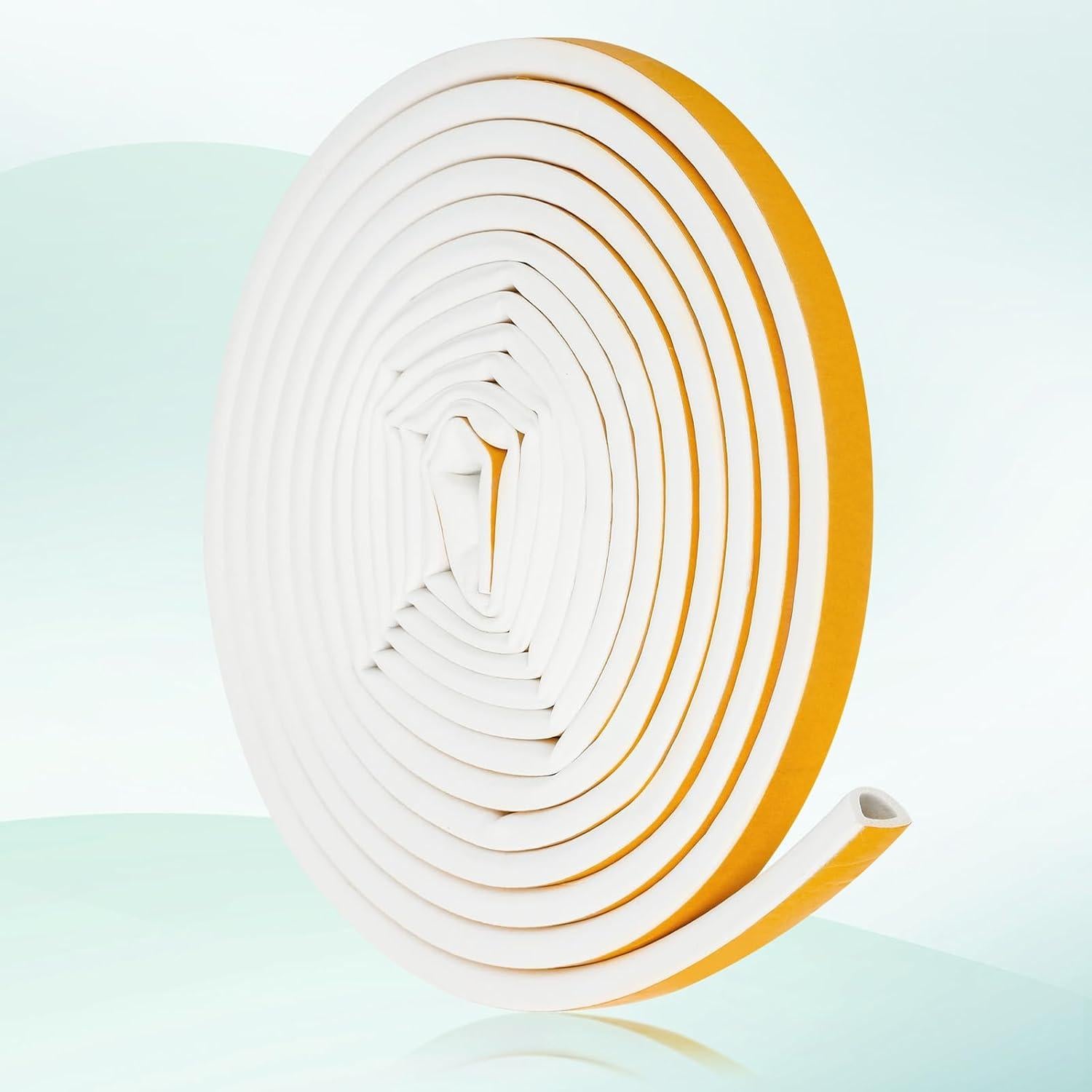 Sello de Puerta de Goma Amzjjle 6.4oz Aislamiento Acústico Blanco