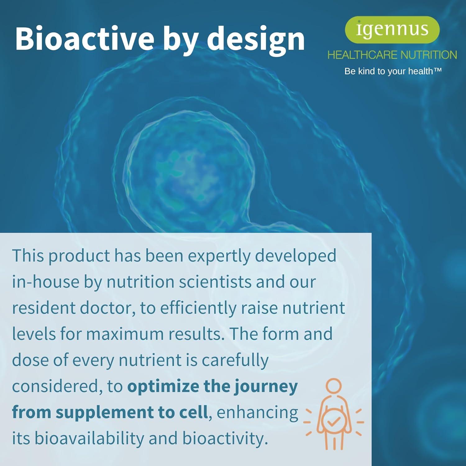 Suplemento de Vitamina D3 2000 IU Igennus 365 Tabletas