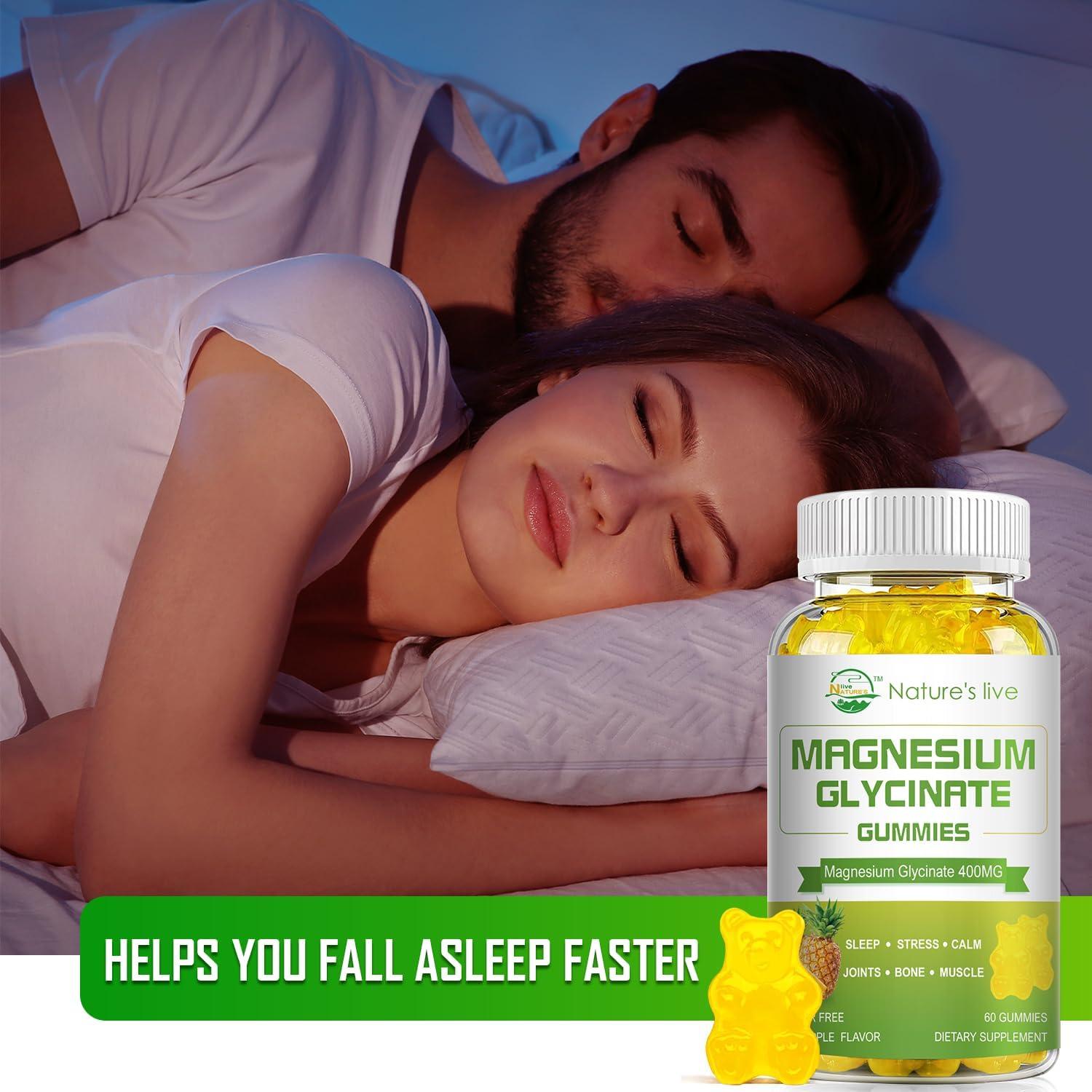 Gomitas de Magnesio Sin Azúcar 400mg Piña - 60 Unidades