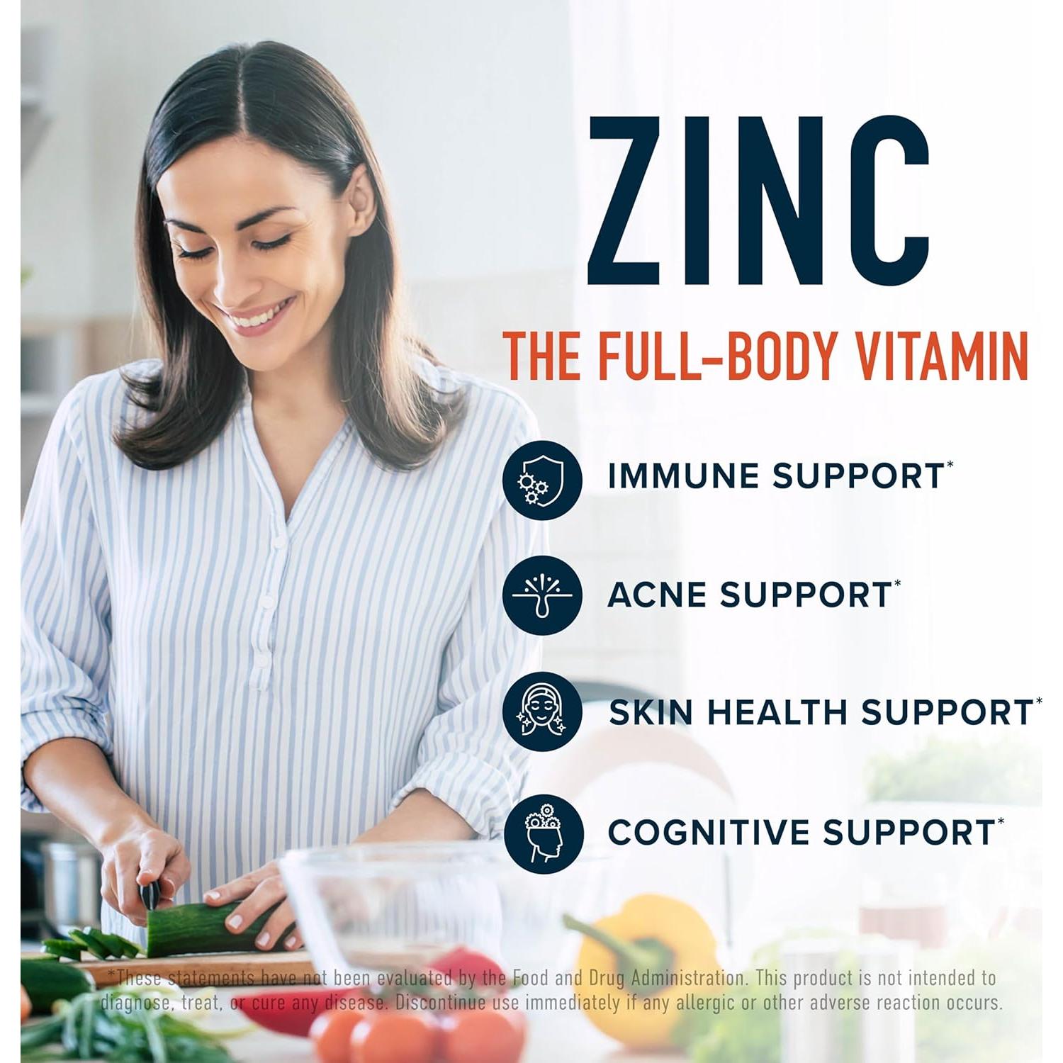 Suplemento de Zinc y Cobre en Microesferas SMNutrition 60 Cápsulas