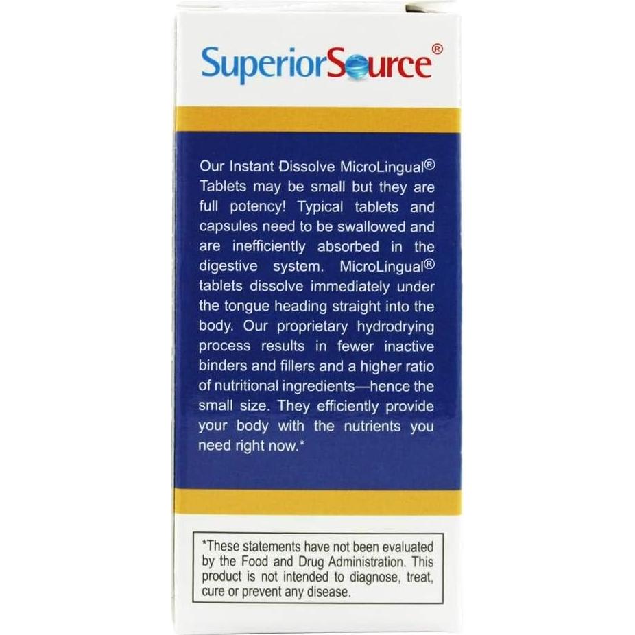 Vitamina K2 MK-7 Superior Source 100 mcg - 60 Tabletas Sublinguales