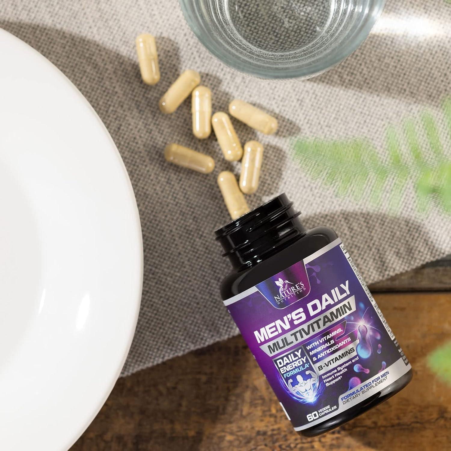 Multivitamina para Hombres Nature's Nutrition 60 Cápsulas