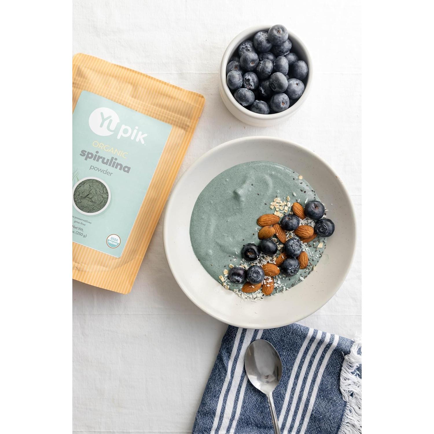 Polvo de Espirulina Orgánica Yupik 248 g - Alto en Proteínas