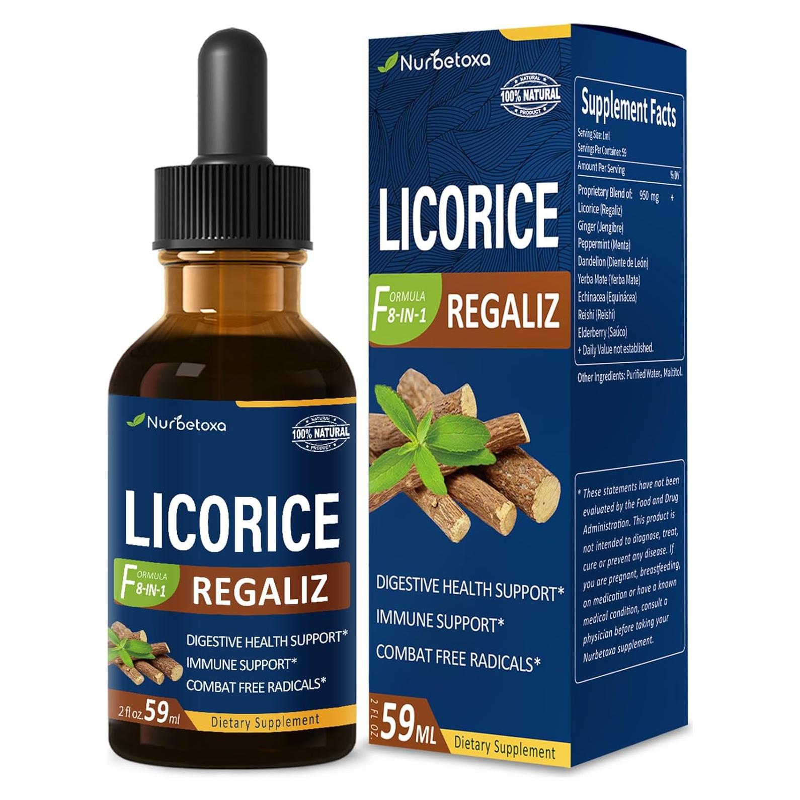 Extracto de Regaliz 59.15 ml - Suplemento Digestivo Natural