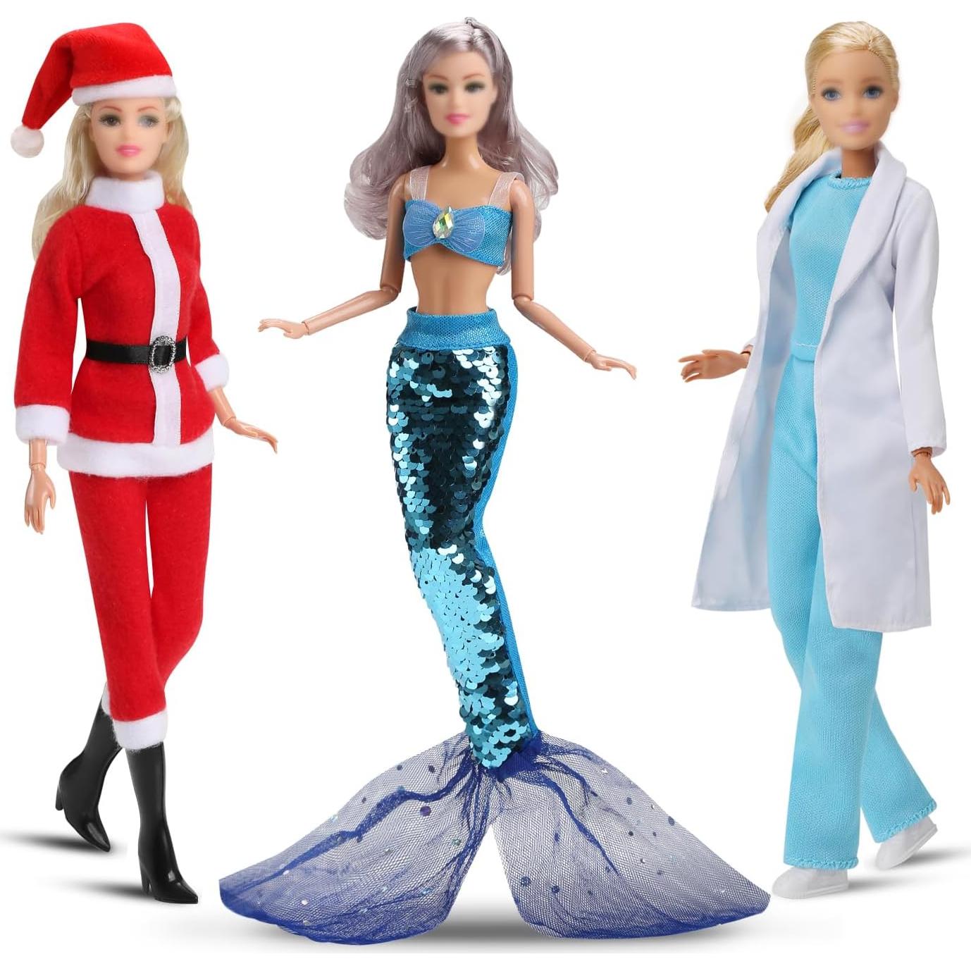 Conjunto Ropa y Accesorios para Muñecas Lady Cat 36 Piezas