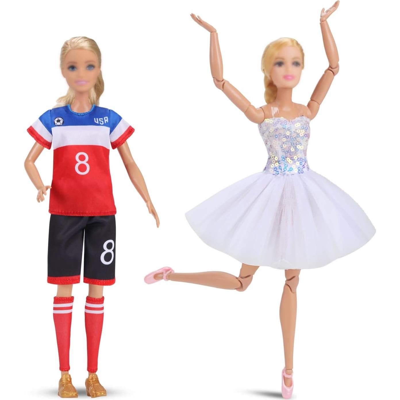 Conjunto Ropa y Accesorios para Muñecas Lady Cat 36 Piezas