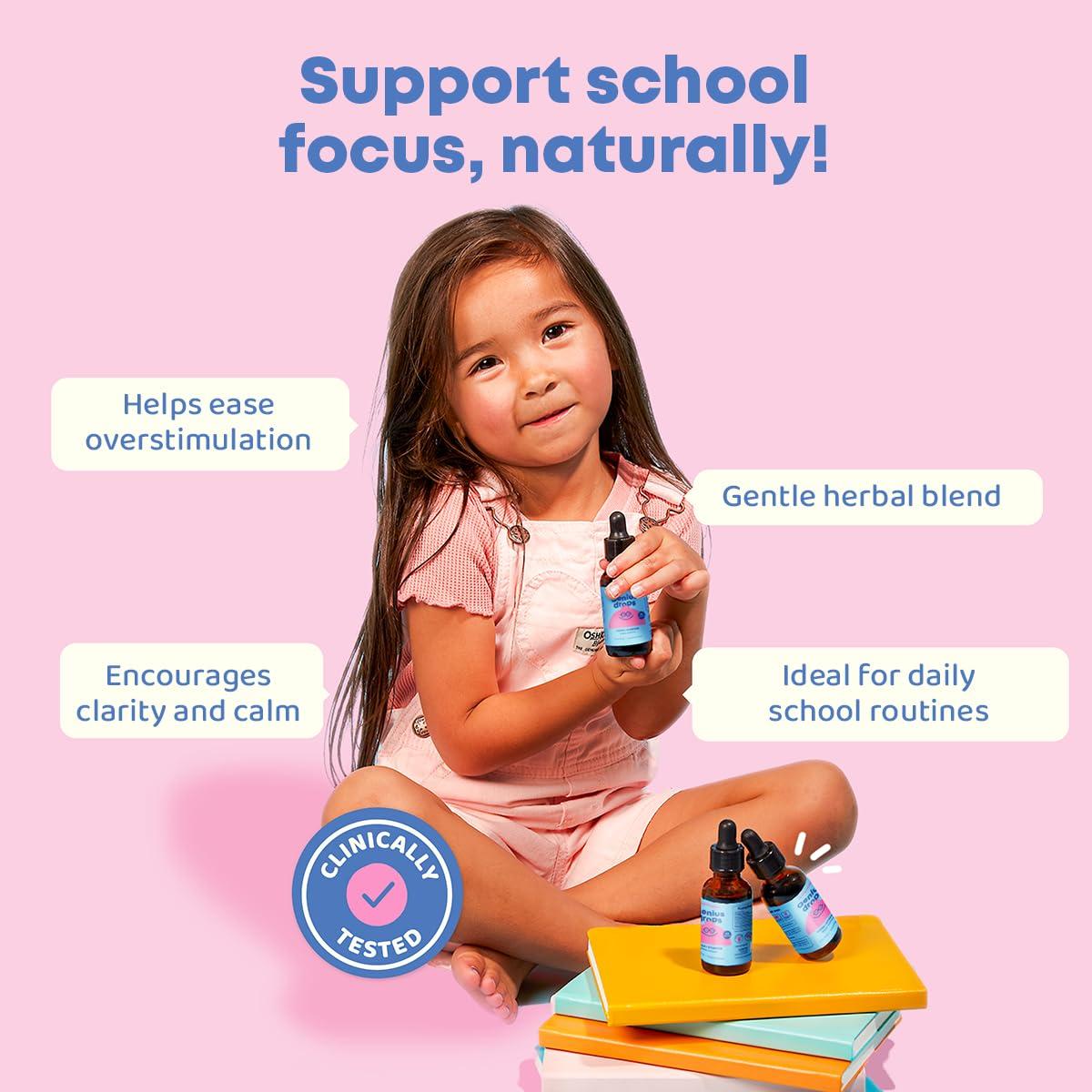 Gotas Genius JoySpring 29.57 ml - Suplemento Infantil Herbal