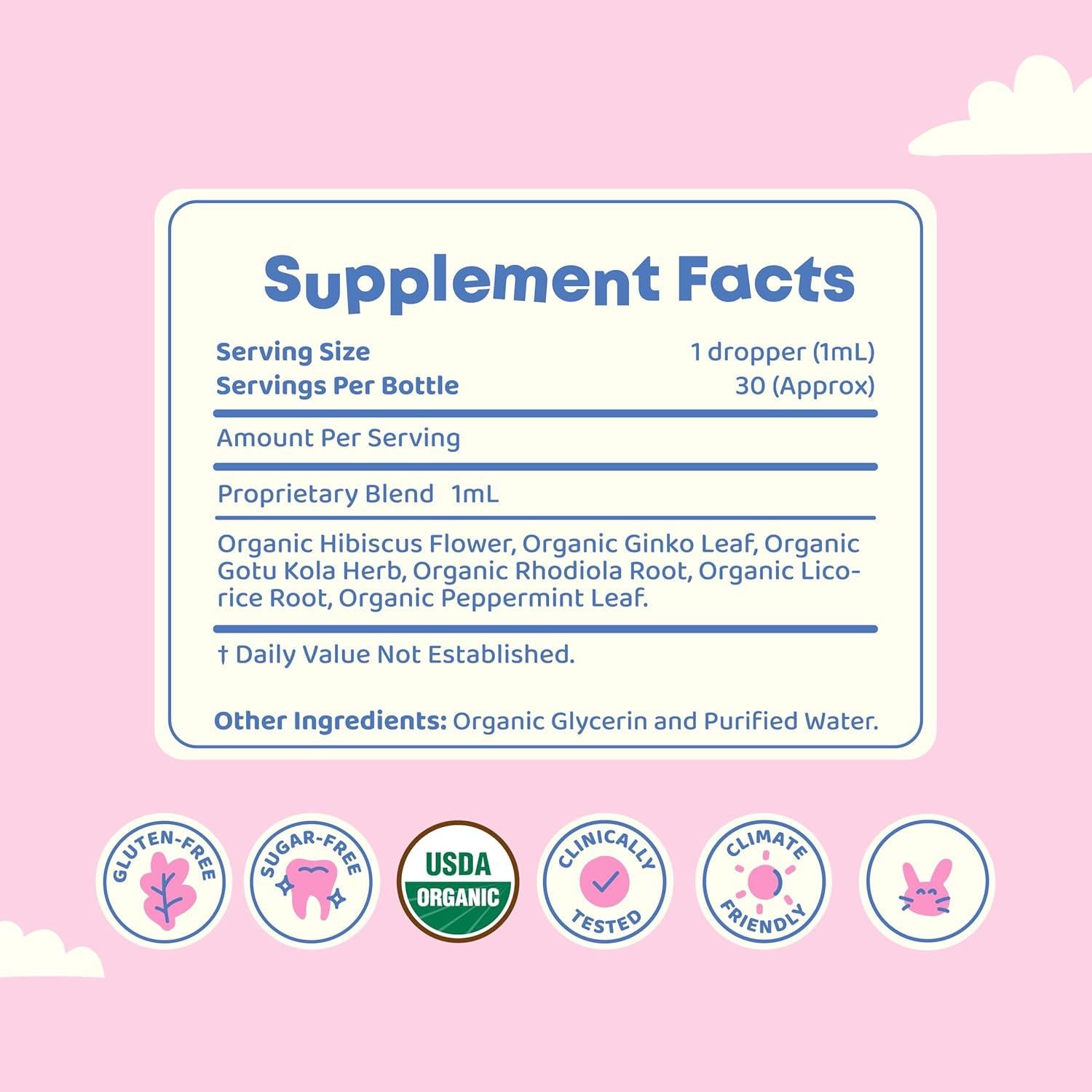 Gotas Genius JoySpring 29.57 ml - Suplemento Infantil Herbal