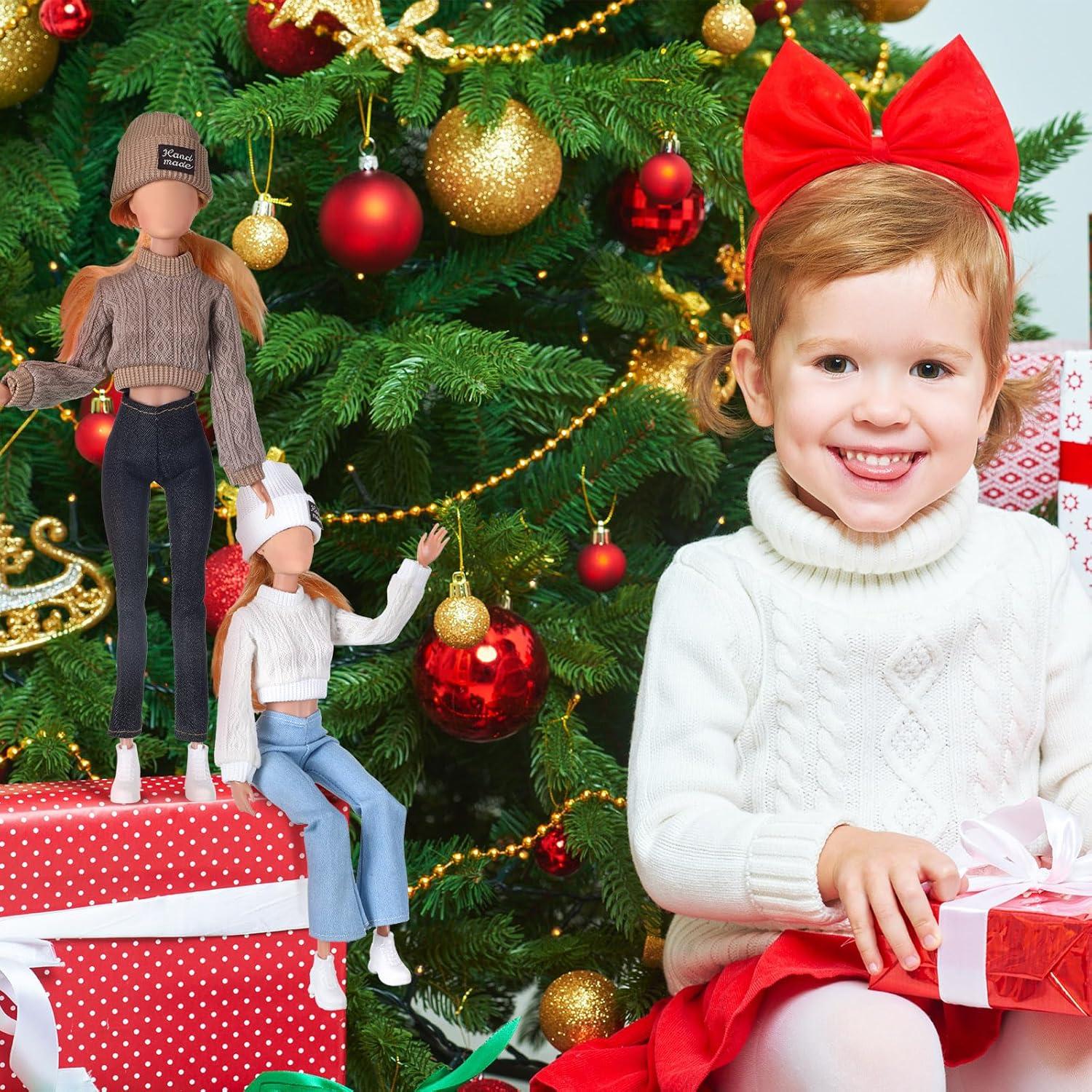 Conjunto Ropa de Muñeca 6 Piezas 30 cm Accesorios Moda