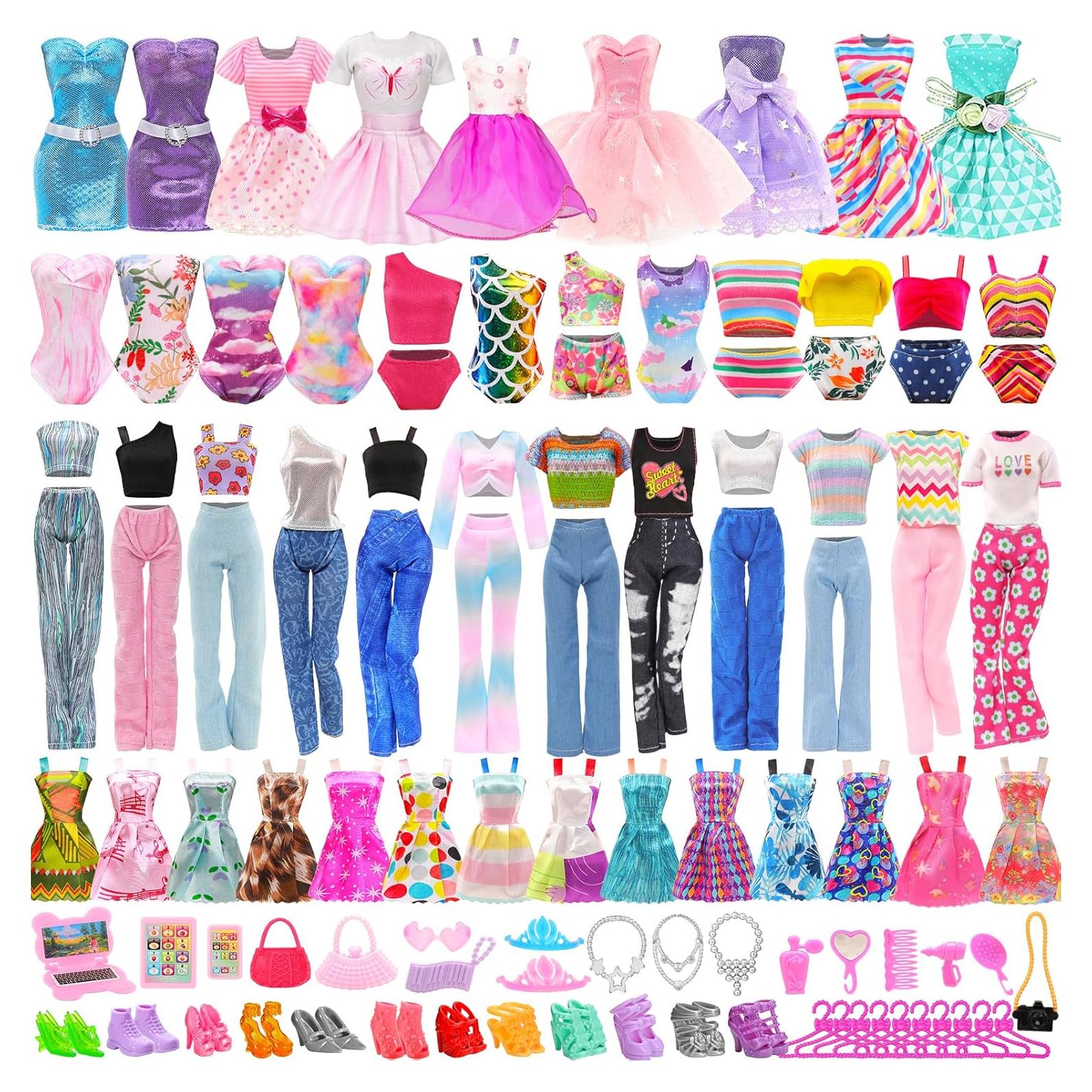 Juego de Ropa para Muñeca Joyfun 47 PCS Accesorios