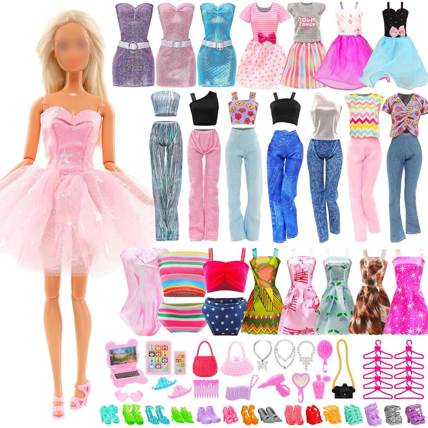 Juego de Ropa para Muñeca Joyfun 47 PCS Accesorios