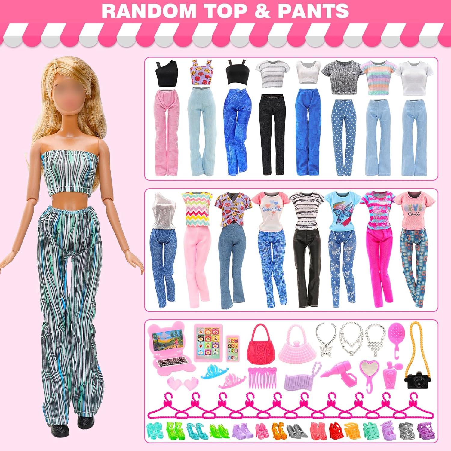 Juego de Ropa para Muñeca Joyfun 47 PCS Accesorios