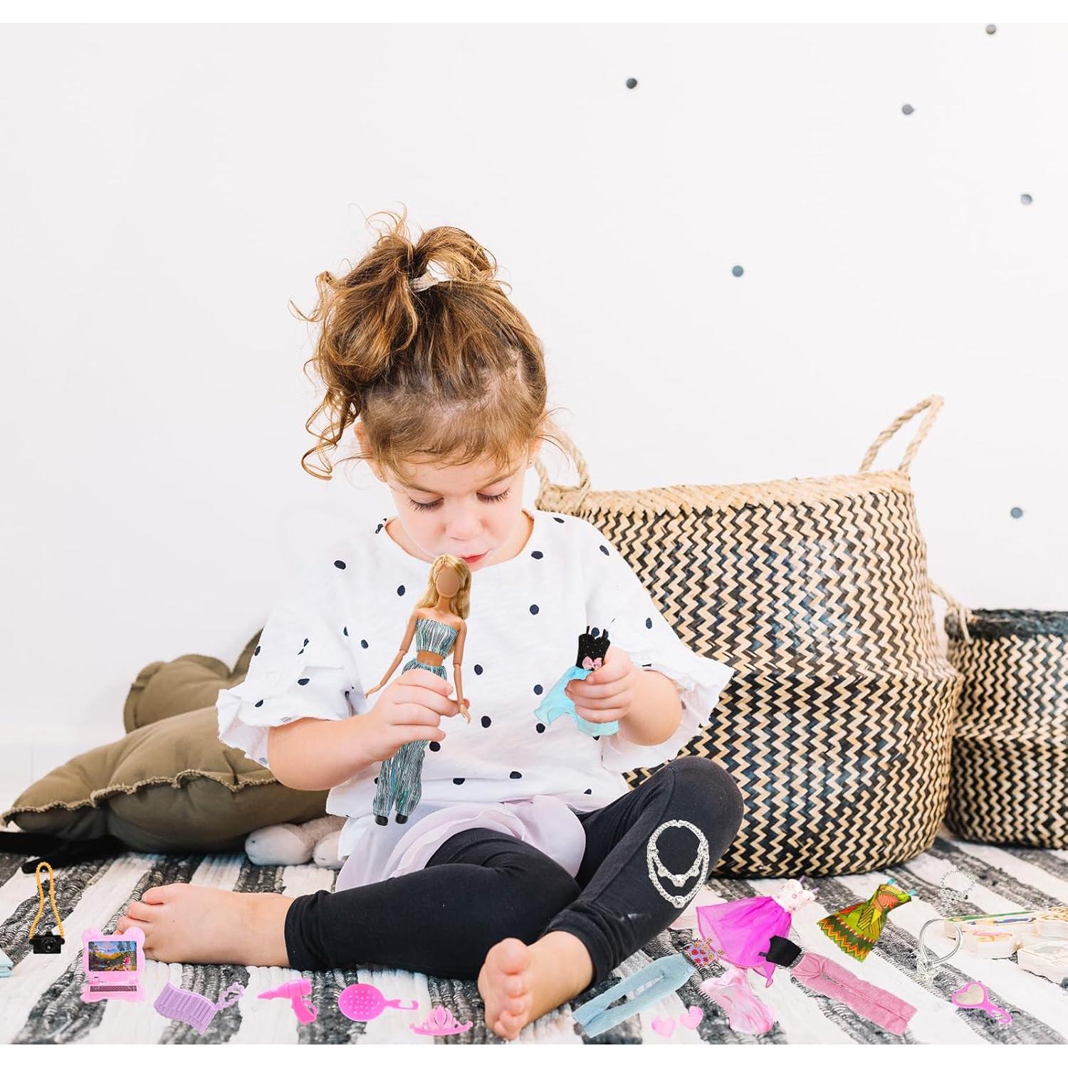 Juego de Ropa para Muñeca Joyfun 47 PCS Accesorios