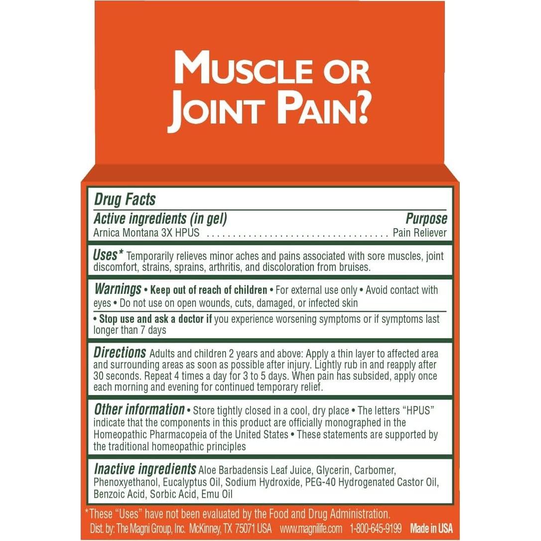 Gel Alivio Dolor MagniLife Arnica 113g Eucalipto y Emú