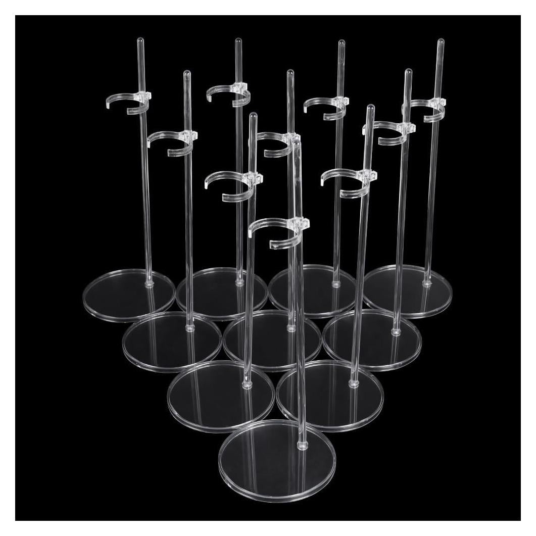 Soportes para Muñecas UCanaan 5 Pcs 25 cm Transparente