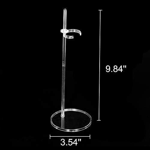 Soportes para Muñecas UCanaan 5 Pcs 25 cm Transparente