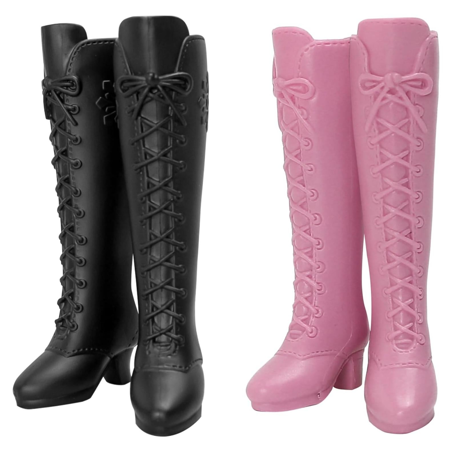 2 Pares de Botas para Muñeca BuleVina Moda Vaquera