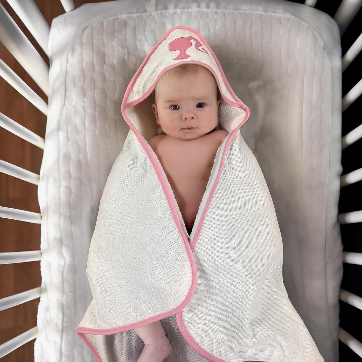 Juego de Toallas de Baño Barbie con Capucha y Paños