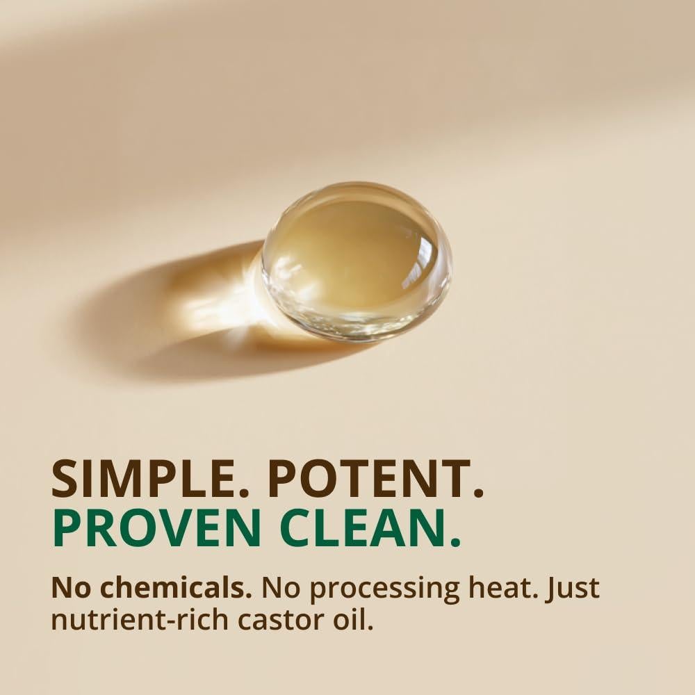 Aceite de Ricino Orgánico RejuveNaturals 473ml - Crecimiento Cabello