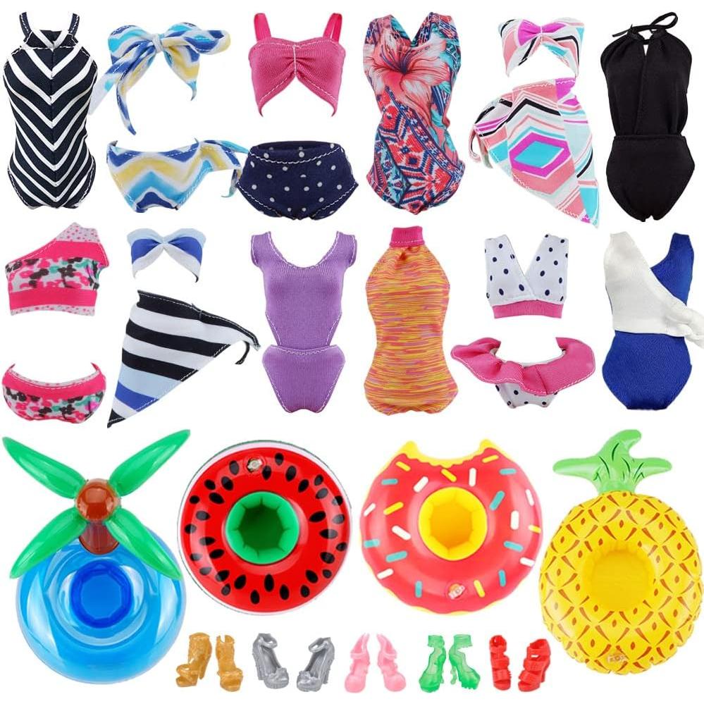 Conjunto E-TING para Muñeca 11.5" 3 Trajes + 3 Anillos