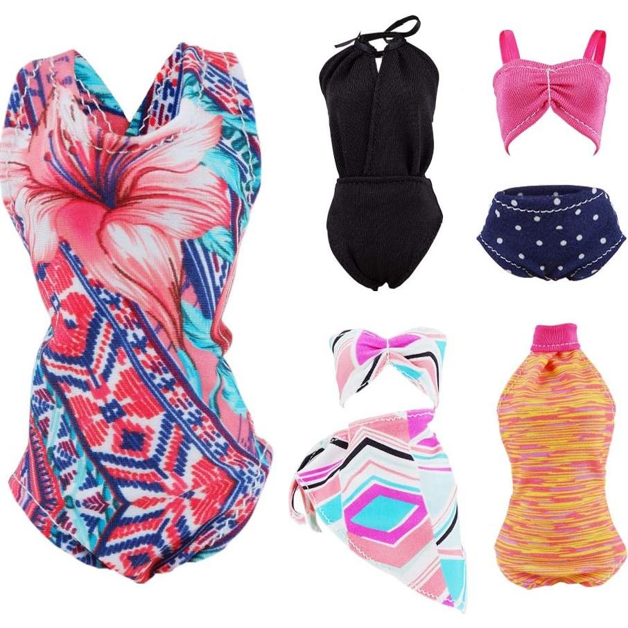 Conjunto E-TING para Muñeca 11.5" 3 Trajes + 3 Anillos