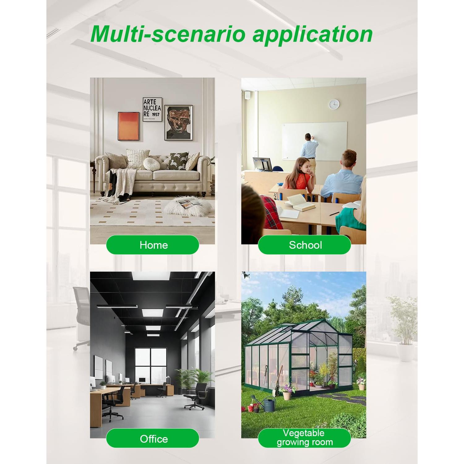 Monitor de Calidad del Aire Fegerman 5 en 1 CO2 TVOC HCHO