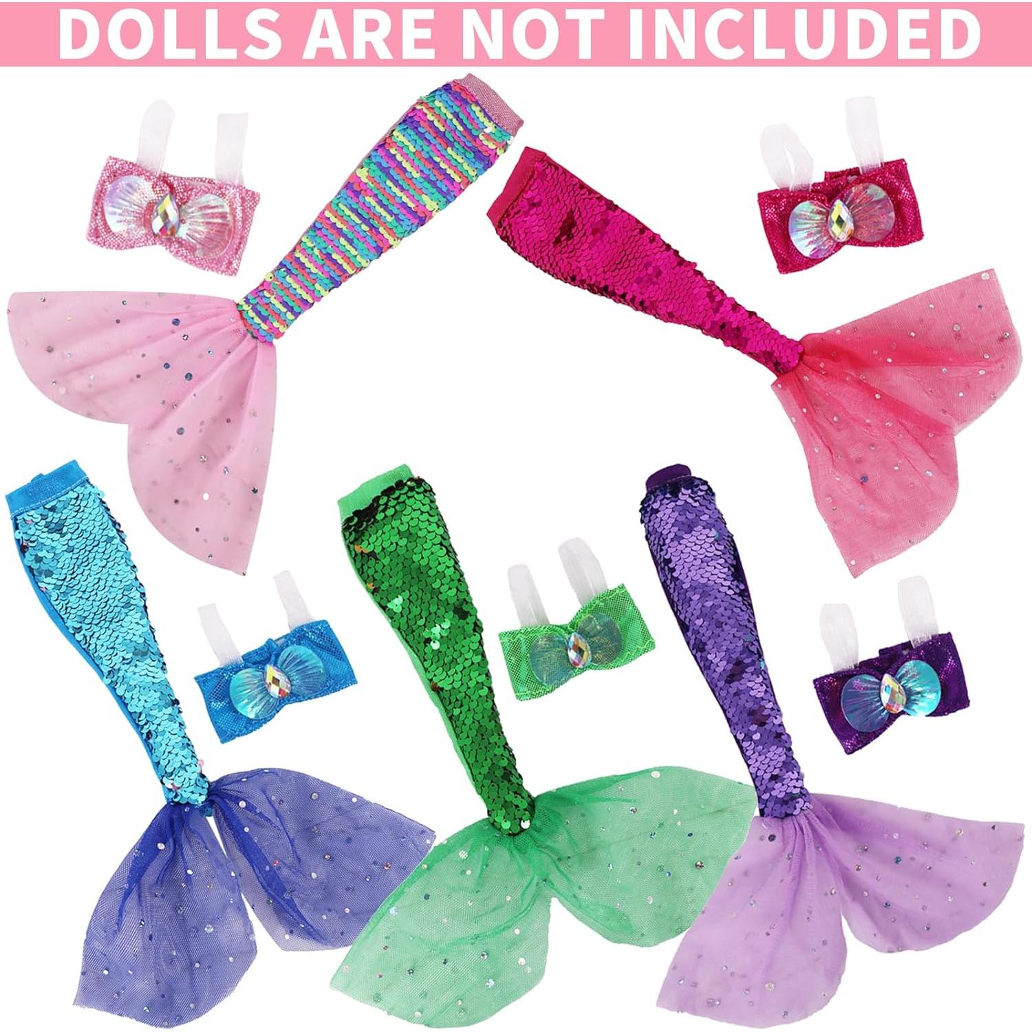 Conjuntos de Traje de Baño Sirena Unicornio 5 Piezas 29 cm