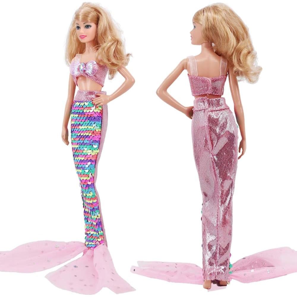 Conjuntos de Traje de Baño Sirena Unicornio 5 Piezas 29 cm