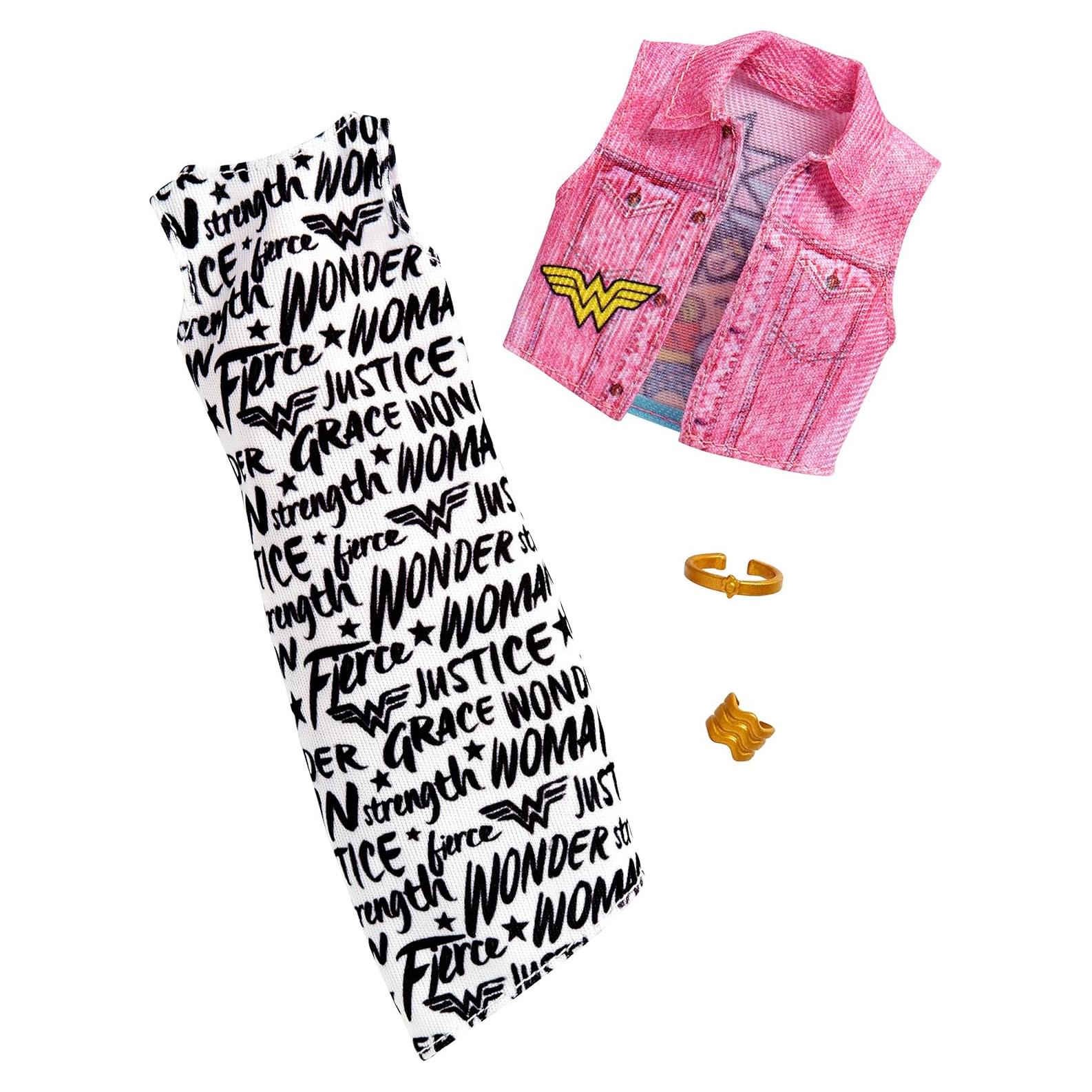 Conjunto Barbie Wonder Woman con Accesorios - Mattel