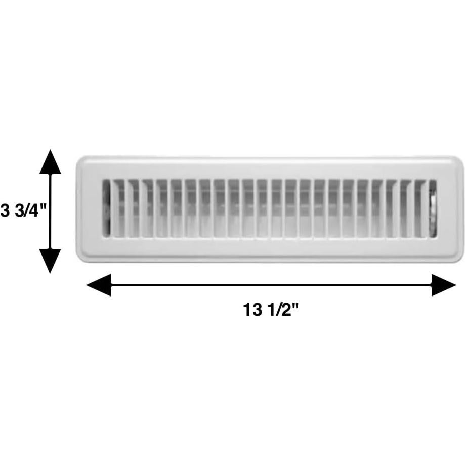Registro de Piso Rocky Mountain Goods 2x12 Blanco - Resistente