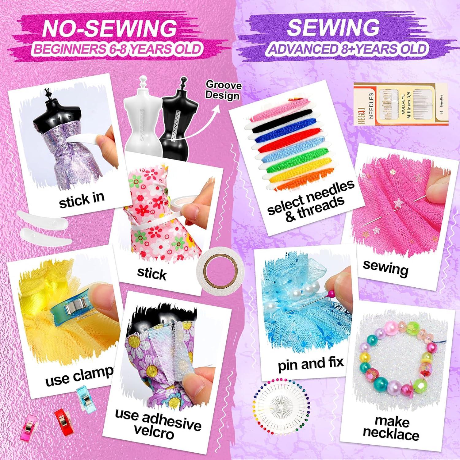 Kit de Diseñadora de Moda Sunrad 1000 Piezas para Niñas